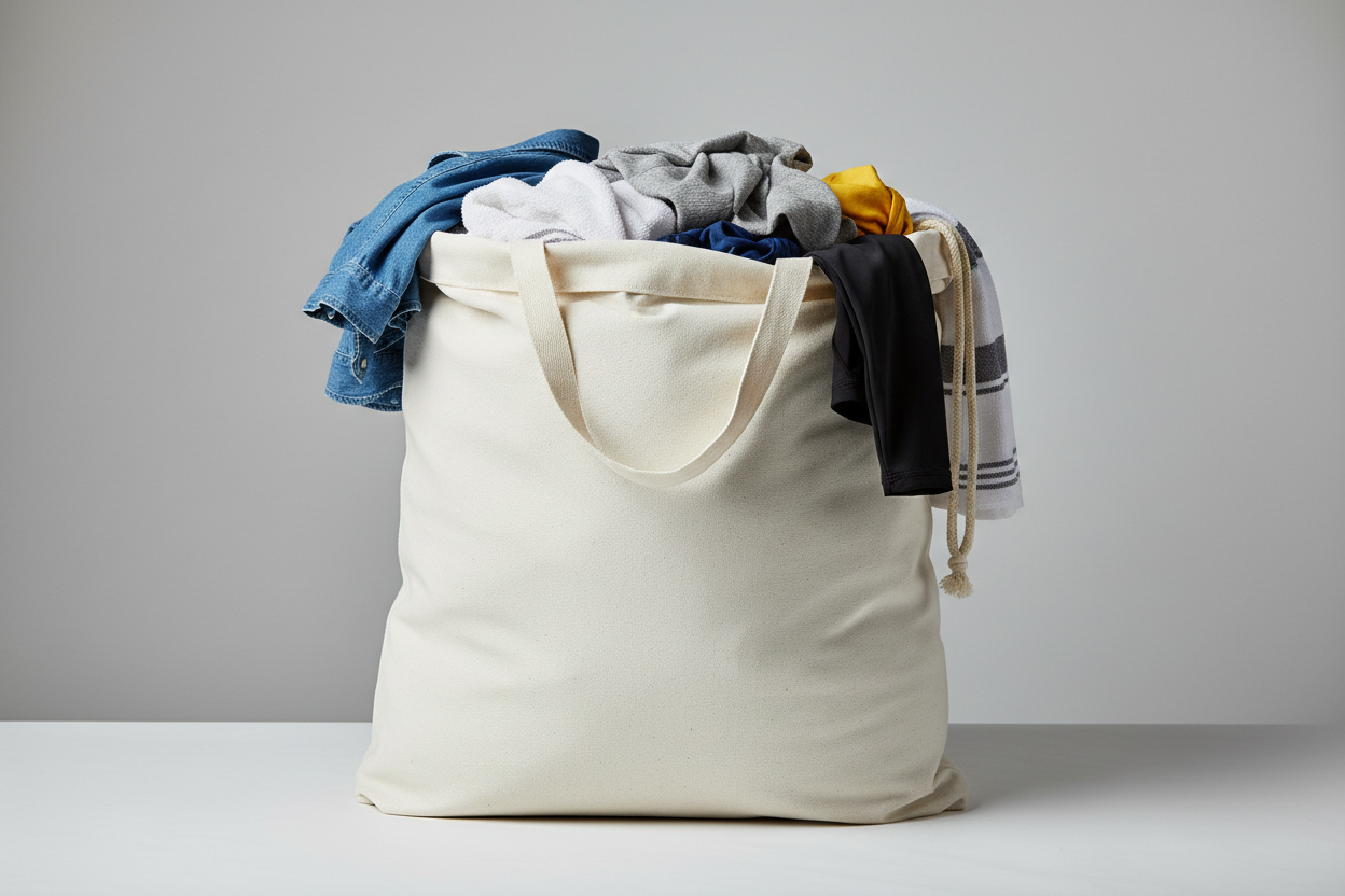 bag of laundry